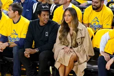 Jun 5, 2019; Oakland, CA, USA; Recording artist Beyonce and Jay-Z during the second quarter in game three of the 2019 NBA Finals