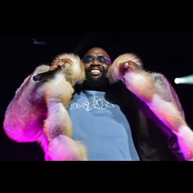 Rick Ross performs at FedExForum for the Legendz of the Streetz Tour on February 6, 2022, in Memphis.Jgf 2831