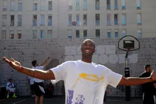 Basketball Players Attend 'House of Hoops' Contest by Foot Locker