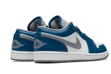 Air Jordan 1 Low True Blue (Back View)